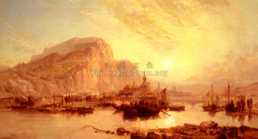 View Of Dinant Belgium - 詹姆斯·韦伯